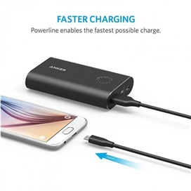 کابل تبدیل USB به microUSB انکر 0.9 متری | ANKER A8132 Powerline 3 ft