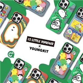 قاب YOUNGKIT یانگکیت Playful Puzzle Piccolo Dinosaurs Series مناسب برای Apple iPhone 15 Pro