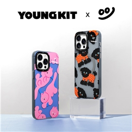 قاب YOUNGKIT یانگکیت Black OolOol Cute Series Apple iphone مناسب برای Apple iPhone 14 Pro Max