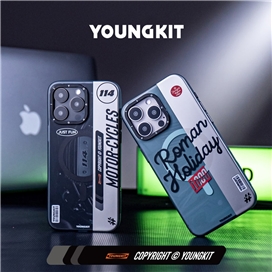 قاب YOUNGKIT یانگکیت Blue Motorcycle Legend Magsafe Series Apple iphone مناسب برای Apple iPhone 15 Pro