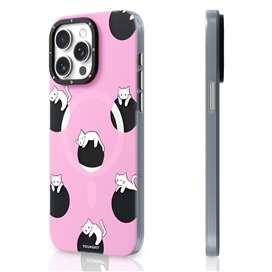 قاب YOUNGKIT یانگکیت Pink Kitten Adventure Playground Magsafe Series مناسب برای Apple iPhone 14 Pro Max