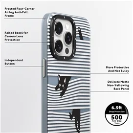 قاب YOUNGKIT یانگکیت White Kitten Adventure Playground Magsafe Series  مناسب برای Apple iPhone 15 Pro