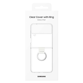 کاور مدل Clear Cover With Ring سامسونگ مناسب برای گوشی Galaxy Z Filp4