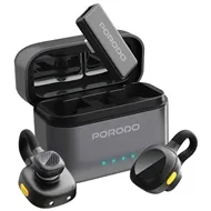 میکروفون یقه ای بیسیم پرودو Porodo Movo Lavalier Microphone Type-C PDLAMPHF76BK
