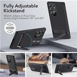 قاب استند دار گلکسی اس 23 الترا | ESR Kickstand Black case Samsung Galaxy S23 Ultra