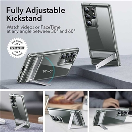 قاب استند دار گلکسی اس 23 الترا | ESR Kickstand clear case Samsung Galaxy S23 Ultra