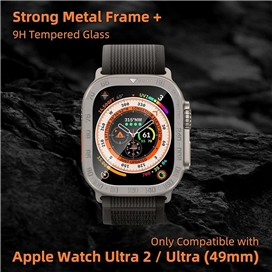 محافظ صفحه نمایش اپل واچ اولترا Apple Watch Ultra (49mm) Screen Protector Metal Guard