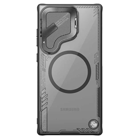 قاب محافظ مگنتی نیلکین سامسونگ Samsung S24 Ultra Nillkin IceBlade Magnetic Prop Case با محافظ دوربین