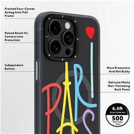 قاب YOUNGKIT یانگکیت Olympic Edition Love Of Paris Series Apple iphone مناسب برای Apple iPhone 15 pro Max