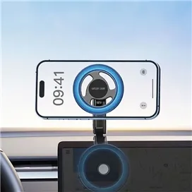 پایه شارژ ماشین مغناطیسی تاشو گرین Green foldable magnetic car mount Mount