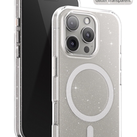 قاب برند بلوئو مدل Blueo Crystal glitter Pro Drop Resistance Phone Case With Magnetic Iphone مناسب برای Apple iPhone 16 Pro Max