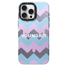قاب یانگکیت مدل  Youngkit Starry Glow + Glitter Magsafe مناسب برای Apple iPhone 15 Pro Max