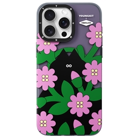 قاب یانگکیت مدل Youngkit Heenjon Cat Flower مناسب برای Apple iPhone 15 Pro Max