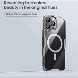 کاور نیلکین مدل Nature TPU Pro Magnetic مناسب برای گوشی موبایل اپل iPhone 16 Pro Max