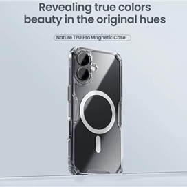 کاور نیلکین مدل Nature TPU Pro Magnetic مناسب برای گوشی موبایل اپل iPhone 16