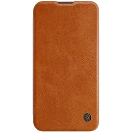 کیف چرمی نیلکین آیفون 13 پرومکس Nillkin Qin Leather Case iPhone 13 Pro Max