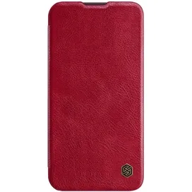 کیف چرمی نیلکین آیفون 13 پرومکس Nillkin Qin Leather Case iPhone 13 Pro Max