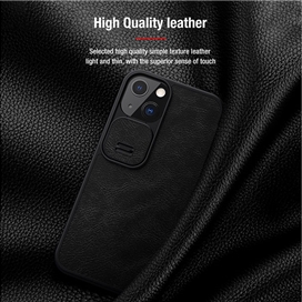 کیف چرمی نیلکین آیفون 13 Nillkin Qin Leather Case iPhone 13