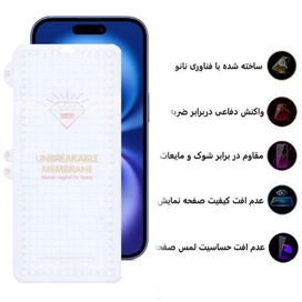 محافظ صفحه نمایش اپیکوی مدل Hydrogel مناسب برای گوشی موبایل اپل iPhone 16