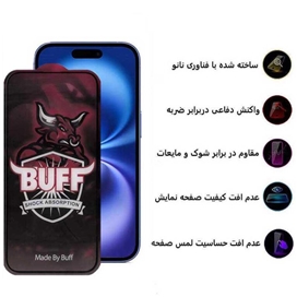 محافظ صفحه نمایش حریم شخصی بوف مدل Privacy Pro Plus مناسب برای گوشی موبایل اپل iPhone 16