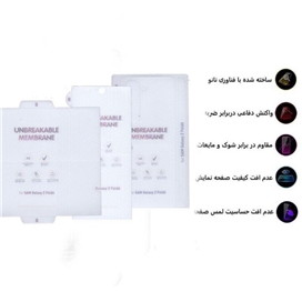 محافظ صفحه نمایش مات بوف مدل Hydrogel-Matte مناسب برای گوشی موبایل سامسونگ Galaxy Z Fold 6 به همراه محافظ پشت گوشی