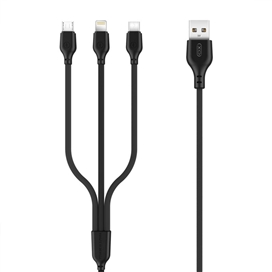 کابل شارژ 3 در 1 XO NB103 3 In 1 Charging Cable (Micro, Type-C Lightning)