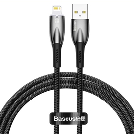 کابل شارژ لایتنینگ 2 متر بیسوس Baseus Glimmer Fast Charging Data Cable CADH000301