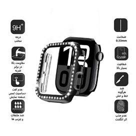 کاور اپیکوی مدل Diamond Cover Apple Watch مناسب برای اپل واچ سری 10 سایز 42 میلی متری