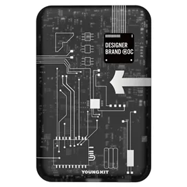 پاوربانک مگسیف یانگ کیت مدل YOUNGKIT Circuit Board Power Bank MagSafe ظرفیت 5 هزار توان 20 وات