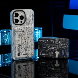 پاوربانک مگسیف یانگ کیت مدل YOUNGKIT Circuit Board Power Bank MagSafe ظرفیت 5 هزار توان 20 وات