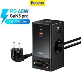 هاب شارژر 4 پورت بیسوس Baseus PSLR000301 Power Combo 65W توان 65 وات