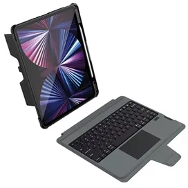 کیف کلاسوری کیبورددار نیلکین مدل Bumper Combo Backlit Keyboard مناسب برای تبلت اپل iPad Pro 13 2024
