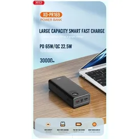 پاوربانک 30000 ایکس او XO PR169 توان 65 وات