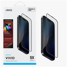 محافظ صفحه HD یونیک UNIQ Optix Vivid iPhone 16 pro