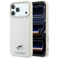 قاب کارل لاگرفلد Karl Lagerfel Grained MagSafe with Karl & Choupette Heads مناسب برای Apple iPhone 18 Pro