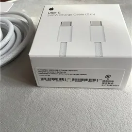 کابل شارژ 2 متری 240 وات USB-C به USB-C اپل مدل MU2G3FE