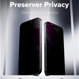 گلس حریم شخصی پرایوسی برند JCPAL مدل Preserver Privacy مناسب برای Apple iPhone 16 Pro