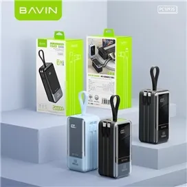 پاوربانک 20000 باوین Bavin PC1093S Fast Charge توان 65 وات