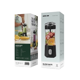 مخلوط کن قابل حمل گرین لاین Green Lion Blend Mate Portable Juicer GNBLNDMPJBK ظرفیت 380 میلی لیتر