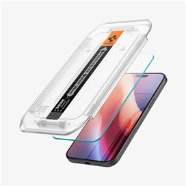 گلس آیفون 16 پرو اسپیگن iPhone 16 Pro Screen Protector Glas.tR EZ Fit HD همراه با ابزار نصب