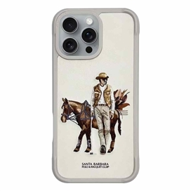 قاب اورجینال برند پولو مدل Polo Santa Barbara CEDRIC Series Embroidered Case مناسب برای Apple iPhone 16 Pro Max