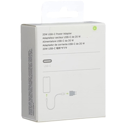 شارژر دیواری 20 وات اپل Apple 20 Watt Wall Charger Eu MHJE3ZM/A