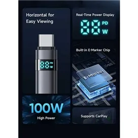 کابل شارژ دوسر تایپ سی 100 وات با نمایشگر مک دودو Mcdodo CA-5610 100W USB-C to USB-C Cable