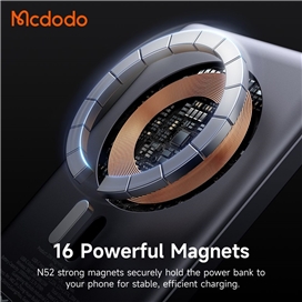 پاوربانک وایرلس 10000 مگنتی مک دودو Mcdodo MC-4651 Metal Ultra Thin