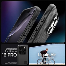 قاب آیفون برند اسپیگن مدل Spigen Liquid Air مناسب برای Apple iPhone 16 Pro