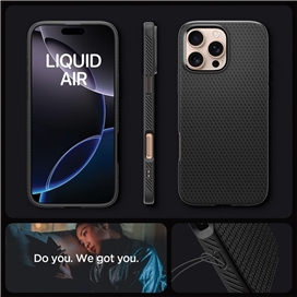 قاب آیفون برند اسپیگن مدل Spigen Liquid Air مناسب برای Apple iPhone 16 Pro