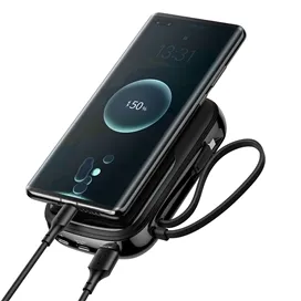 پاوربانک 20 وات 20000 با کابل لایتنینگ بیسوس Baseus QPOW Pro PPQD030002