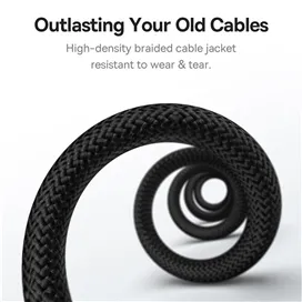 کابل دو سر تایپ سی با بدنه مگنتی 1 متر بیسوس BaseusTungsten Gold 100W Cable CB00097