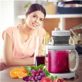 مخلوط کن قابل حمل گرین لاین Green Lion Mega Pro Portable Blender GNMGAPPBLDWH ظرفیت 2000 میلی لیتر