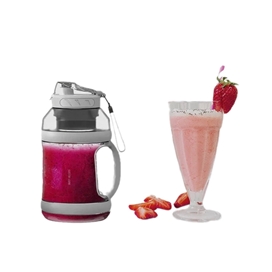 مخلوط کن قابل حمل گرین لاین Green Lion Mega Pro Portable Blender GNMGAPPBLDWH ظرفیت 2000 میلی لیتر